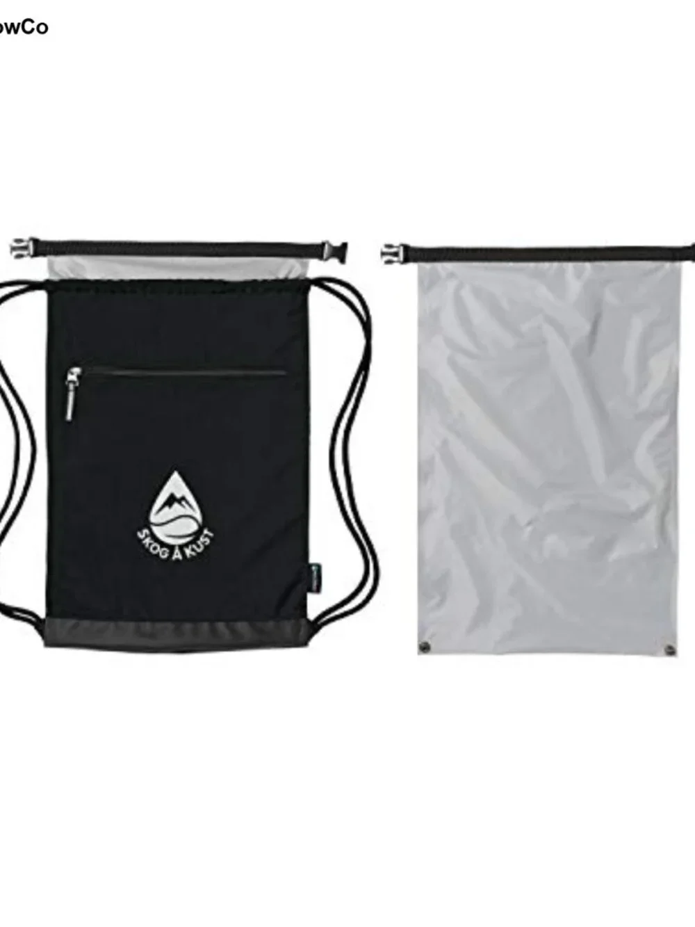 2-in-1 Drawstring Gym Bag with Removable Waterproof Dry Bag IPX-6